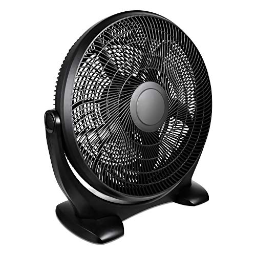 Simple Deluxe 20 Inch 3-Speed Plastic Floor Fans Oscillating Quiet for Home Commercial, Residential, and Greenhouse Use, Outdoor/Indoor, Black (HIFANXFLOOR20PLATICEXP) | The Storepaperoomates Retail Market - Fast Affordable Shopping