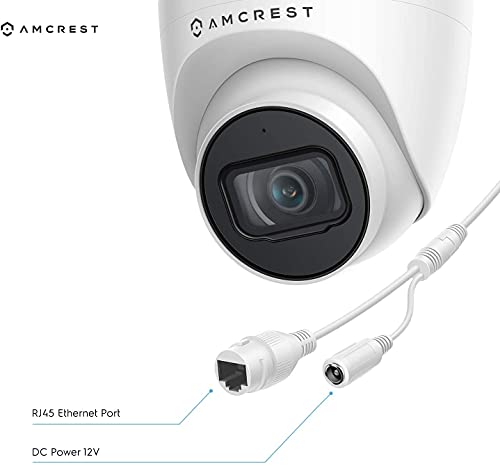 Amcrest 5MP POE Security Camera System Outdoor, 8CH POE NVR, 4pcs 5MP Turret POE Cameras, IP67 Metal Turret POE IP Cameras, Built in Mic, Pre-Installed 2TB Hard Drive, NV4108E-IP5M-T1179EW4-2TB | The Storepaperoomates Retail Market - Fast Affordable Shopping