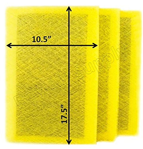 RAYAIR SUPPLY 12×20 Air Ranger Replacement Filter Pads 12×20 (3 Pack) Yellow | The Storepaperoomates Retail Market - Fast Affordable Shopping