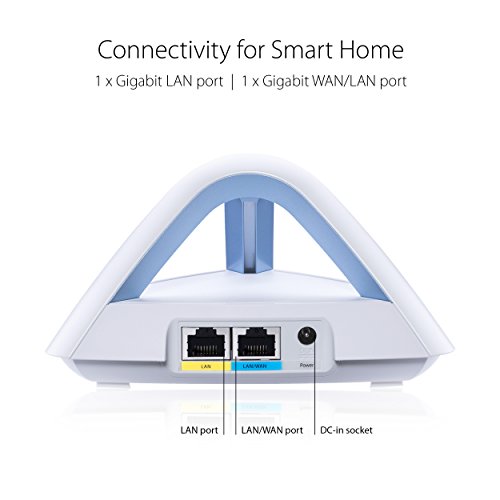 ASUS AC1750 Mesh WiFi System (Lyra Trio 3PK) – Whole Home Coverage up to 5,400 sq.ft & 6+ Rooms, Compatible with Alexa, AiMesh, Free Lifetime Internet Security, Parental Control | The Storepaperoomates Retail Market - Fast Affordable Shopping