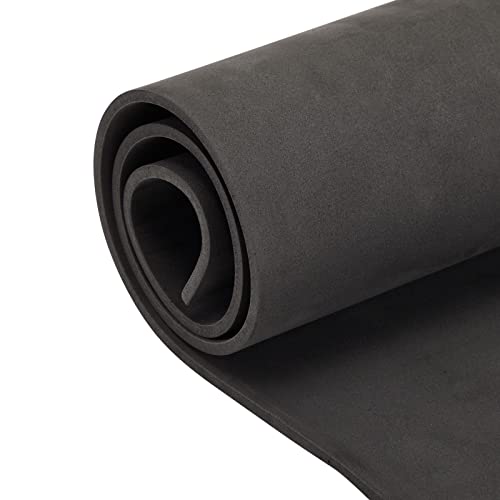 Black 6mm EVA Foam Sheet for Crafts, High Density Roll for Costumes, Cosplay Armor, DIY Projects (13.7 x 39 in) | The Storepaperoomates Retail Market - Fast Affordable Shopping