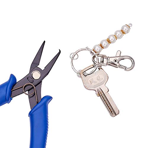 Beadthoven Split Ring Opening Pliers Tweezers Opener Tools Jewelry Making Tools Jump Ring Jewelry Pliers for Opening Split Ring or Key Chain Gunmetal Color 140mm | The Storepaperoomates Retail Market - Fast Affordable Shopping