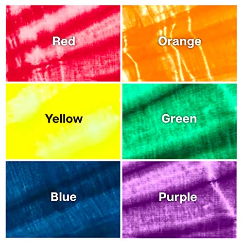 Tulip One-Step Tie-Dye Kit 6 Rainbow, 4 Bonus Refill Packs, Long Lasting Results, Endless Designs Tie Dye, Color Collection | The Storepaperoomates Retail Market - Fast Affordable Shopping