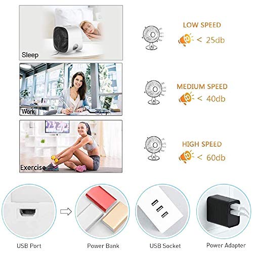 Portable Air Conditioner, Mini Usb Fan 3-in-1 Usb Desktop Fan, Evaporative Cooler, Atomizing Humidifier for Home Kitchen, Bedside Cabinet, Office, Camping Tent (pink) | The Storepaperoomates Retail Market - Fast Affordable Shopping
