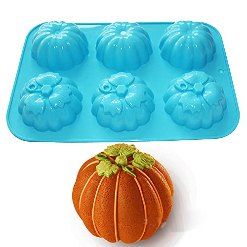 X-Haibei 3-D Pumpkin Cake Pan Chocolate Ice Cream Soap Silicone Mold Fall Halloween Decor | The Storepaperoomates Retail Market - Fast Affordable Shopping