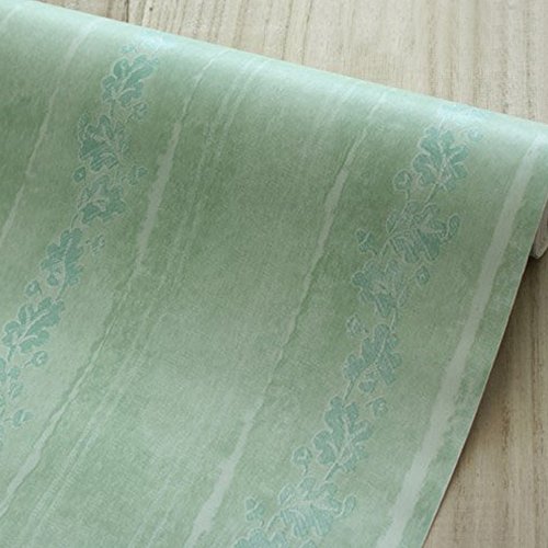 Yifely Self-Adhesive Furniture Paper Removable Shelf Liner for Covering Drawers Cabinet Doors, Green Wood Grain, 17.7 Inch by 9.8 Feet | The Storepaperoomates Retail Market - Fast Affordable Shopping