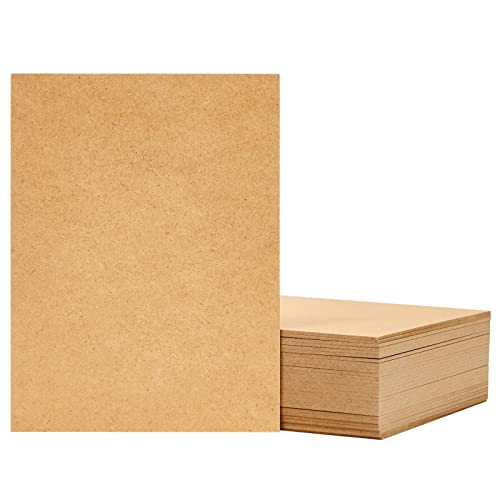 30 Sheets Thin MDF Wood Boards for Crafts, 2mm Medium Density Fiberboard (6 x 8 in, Brown) | The Storepaperoomates Retail Market - Fast Affordable Shopping