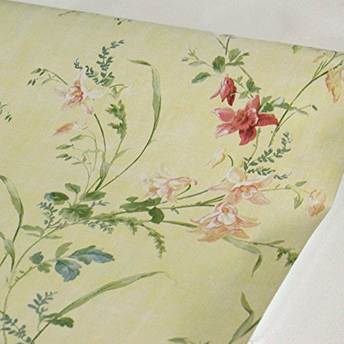 Yifely Self-Adhesive Shelf Liner Removable Furniture Paper for Covering Apartment Dresser Drawers, Rural Flower, 17.7 Inch by 9.8 Feet | The Storepaperoomates Retail Market - Fast Affordable Shopping