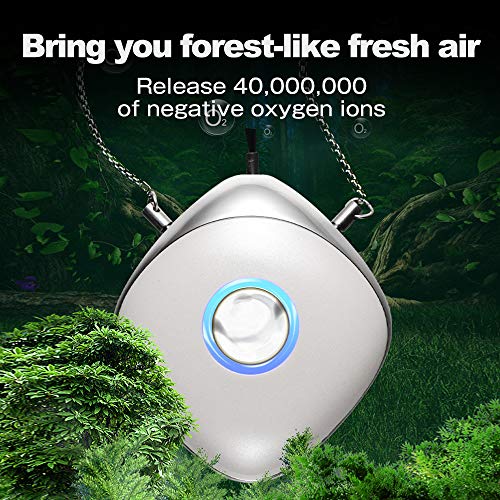 Woolala Wearable Air Necklace Personal Air Necklace Around Neck Ion Generator for Travel Office 29Hours Long Battery Life | The Storepaperoomates Retail Market - Fast Affordable Shopping