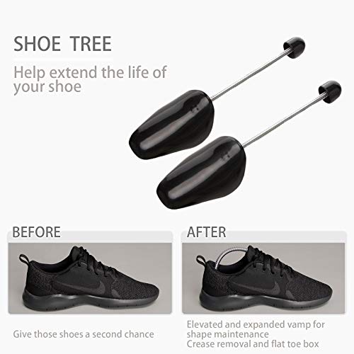ZJHSXDR 10 Pairs Plastic Shoe Tree Stretcher Shaper for Men (Black) | The Storepaperoomates Retail Market - Fast Affordable Shopping