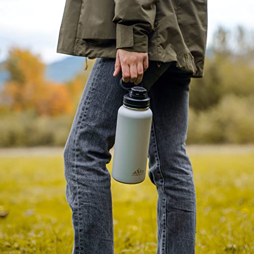 Hydrapeak 32 oz Insulated Water Bottle with Chug Lid – Reusable Leak Proof Stainless Steel Water Bottles, Double Wall Vacuum Insulation | 24 Hours Cold and 12 Hours Hot (Storm) | The Storepaperoomates Retail Market - Fast Affordable Shopping