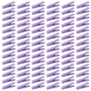 JUXINGDAZYF Clothes Pins Baby Shower Clothespin Favors Pink Girl Blue Boy Party Game Purple Clothespin（48PCS (Purple)