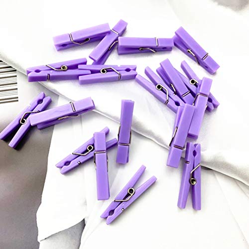 JUXINGDAZYF Clothes Pins Baby Shower Clothespin Favors Pink Girl Blue Boy Party Game Purple Clothespin（48PCS (Purple) | The Storepaperoomates Retail Market - Fast Affordable Shopping