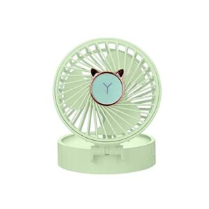CHRNG Portable Hanging Fan with 3 Speed,USB Charging Battery Operated, Fan for Stylish Women Men Indoor Outdoor Travelling