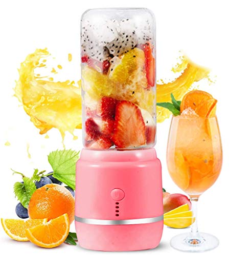 Yeaky Portable Blender, Mini Personal Blender with Detachable Base and USB Rechargeable, 14oz Juicer Cup for Shakes and Smoothie, Especially for Baby Food, Home Outdoor Office and Travel (pink, 14oz) | The Storepaperoomates Retail Market - Fast Affordable Shopping