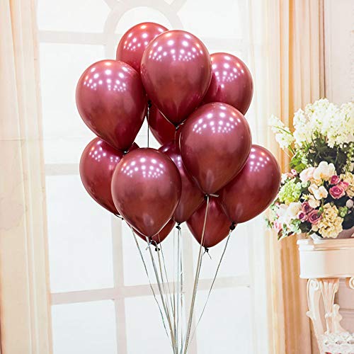 Latex Balloons, 100-Pack, 12-Inch Burgundy(Burgundy) | The Storepaperoomates Retail Market - Fast Affordable Shopping