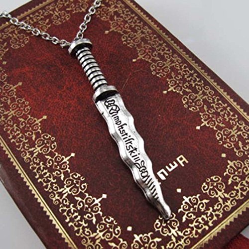 wassana Fashion Necklace Once Upon a Time Rumplestiltskin Dagger Pendant Cosplay Fan | The Storepaperoomates Retail Market - Fast Affordable Shopping