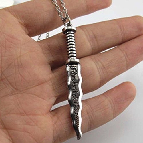 wassana Fashion Necklace Once Upon a Time Rumplestiltskin Dagger Pendant Cosplay Fan | The Storepaperoomates Retail Market - Fast Affordable Shopping
