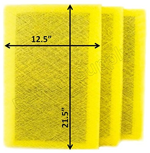 RAYAIR SUPPLY 14×24 MicroPower Guard Air Cleaner Replacement Filter Pads (3 Pack) Yellow | The Storepaperoomates Retail Market - Fast Affordable Shopping