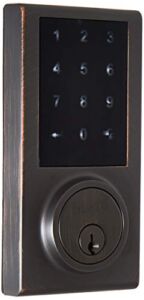 Delaney Hardware 301777 Z-Wave Smart TOUCHPAD, Tuscany Bronze Deadbolt Lock