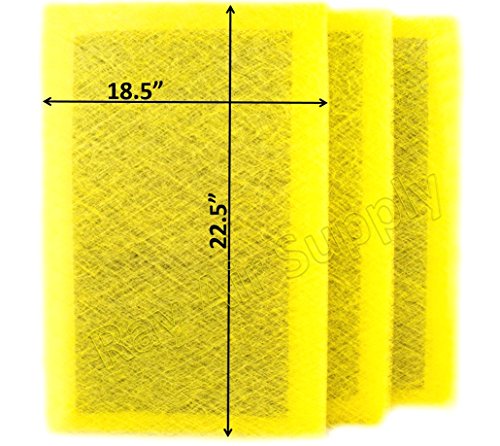 RAYAIR SUPPLY 20×25 StratosAire Air Cleaner Replacement Filter Pads 20×25 Refills (3 Pack) Yellow | The Storepaperoomates Retail Market - Fast Affordable Shopping