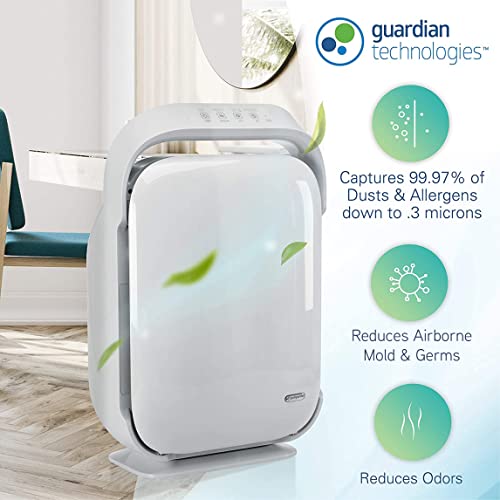 Germ Guardian AC9200WCA 27” 3-in-1 True HEPA Filter Air Purifier for Home, Large Rooms, UV-C Sanitizer, Filters Allergies, Smoke, Dust, Pet Dander, Pollen & Odors, 3-Yr Wty, GermGuardian, White | The Storepaperoomates Retail Market - Fast Affordable Shopping