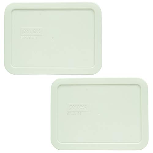Pyrex 7210-PC White Plastic Rectangle Replacement Storage Lids – 2 Pack | The Storepaperoomates Retail Market - Fast Affordable Shopping