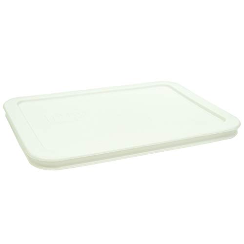 Pyrex 7210-PC White Plastic Rectangle Replacement Storage Lids – 2 Pack | The Storepaperoomates Retail Market - Fast Affordable Shopping