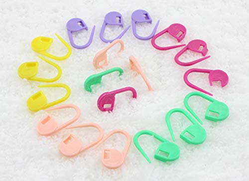 Meikeer 150 Pieces Knitting Crochet Locking Stitch Markers Stitch Needle Clip Counter 10 Colors (Color Ship Randomly) | The Storepaperoomates Retail Market - Fast Affordable Shopping