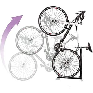Bike Nook Bicycle Stand, Portable and Stationary Space-Saving Rack with Adjustable Height, for Indoor Bike Storage