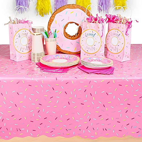 Donuts Birthday Party Table Covers (Pink, 54 x 108 in, 3 Pack) | The Storepaperoomates Retail Market - Fast Affordable Shopping