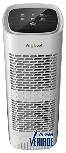 Whirlpool Whispure WPT60P, True HEPA Air Purifier, Activated Carbon Advanced Anti-Bacteria, Ideal for Allergies, Odors, Pet Dander, Mold, Smoke, Smokers, and Germs, Medium, White | The Storepaperoomates Retail Market - Fast Affordable Shopping