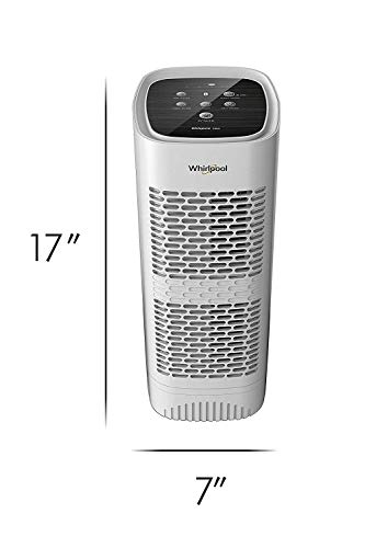 Whirlpool Whispure WPT60P, True HEPA Air Purifier, Activated Carbon Advanced Anti-Bacteria, Ideal for Allergies, Odors, Pet Dander, Mold, Smoke, Smokers, and Germs, Medium, White | The Storepaperoomates Retail Market - Fast Affordable Shopping