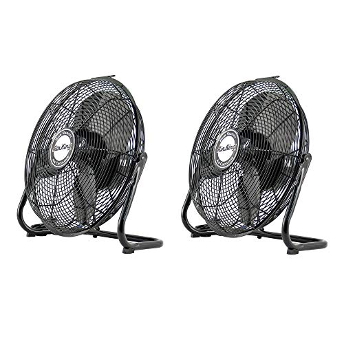 Air King 12″ 1/25 HP 3-Speed Industrial Open Motor Pivoting Floor Fan (2 Pack) | The Storepaperoomates Retail Market - Fast Affordable Shopping