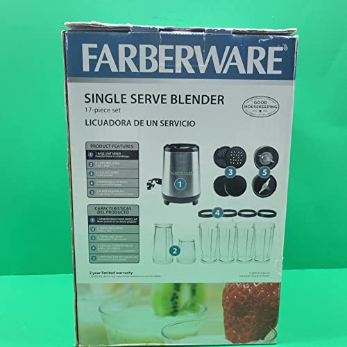 Farberware Single Serve Blender 17 Piece Set | The Storepaperoomates Retail Market - Fast Affordable Shopping