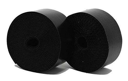 Heavy Duty Self Adhesive Hook and Loop Industrial Strength Roll Tape Fastener Sticky Back, Cut Strips to Length Strong Hold for Indoor or Outdoor Use Holds 10 lbs. Black | The Storepaperoomates Retail Market - Fast Affordable Shopping