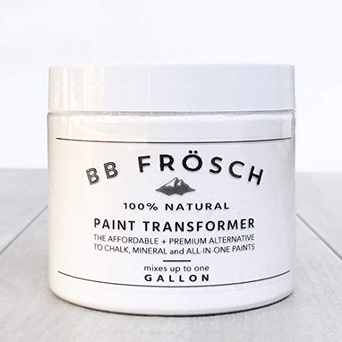 BB Frosch Paint Transformer | Paint Powder| 100% All-Natural Ingredients | Affordable| Easy to Mix with Any brand | color paint| Ideal for Wood| Metal| Tile| Fabric and many more | 1 Gallon | The Storepaperoomates Retail Market - Fast Affordable Shopping