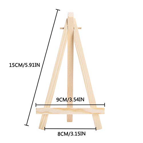 Mayitr 10pcs Mini Wooden Artist Easel Triangle Cards Stand Display Wedding | The Storepaperoomates Retail Market - Fast Affordable Shopping