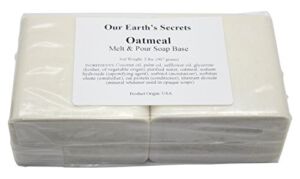 Oatmeal- 2 Lbs Melt and Pour Soap Base – Our Earth’s Secrets