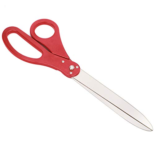 Giant Ribbon Cutting Scissor Set with Red Ribbon Included – 25″ Extra Large Scissors – Heavy Duty Metal Construction for Grand Openings, Inaugurations, Ceremonies & Special Events | The Storepaperoomates Retail Market - Fast Affordable Shopping