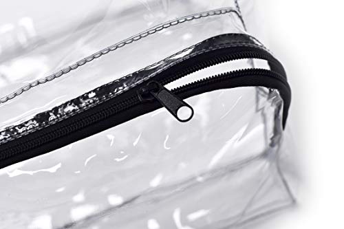 Clear Lunch Bag – Durable PVC Plastic See Through Lunch Bag with Adjustable Shoulder Strap Handle for Prison Correctional Officers, Work, School, Stadium Approved, Freezer Proof. (Large) | The Storepaperoomates Retail Market - Fast Affordable Shopping