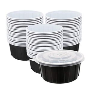OTOR 12oz Meal Prep Food Container Sets with Airtight Deli Container Lids Bento box Lunch boxes take away 40 Sets food storage Two-color process Stackable Reusable BPA Free