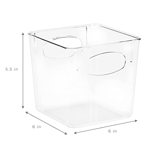 Sorbus Plastic Storage Bins Clear Pantry Organizer Box Bin Containers for Organizing Kitchen Fridge, Food, Snack Pantry Cabinet, Fruit, Vegetables, Bathroom Supplies | The Storepaperoomates Retail Market - Fast Affordable Shopping
