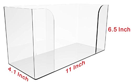 Cq acrylic Paper Towel Dispenser Countertop,Folded Paper Towel Holder,Clear Guest Towel Napkin Holder, Suitable for Z-fold,Multifold Folded Trifold C fold and Trifold Paper Towels,Pack of 1 | The Storepaperoomates Retail Market - Fast Affordable Shopping