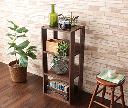 IRIS USA 3-Shelf Space Saving Open Wood Shelving Set, 2 Pack, Dark Brown | The Storepaperoomates Retail Market - Fast Affordable Shopping