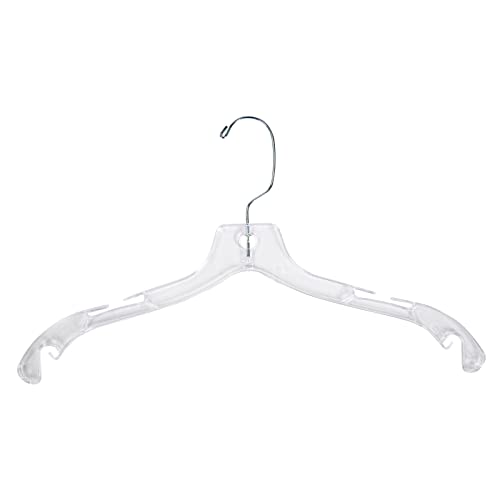 SSWBasics 17 inch Clear Plastic Dress Hangers (Case of 20) – Features a Chrome Swivel Hook and Notched Shoulders – Perfect for Lightweight Fabrics and Can Be Used for Retail Stores | The Storepaperoomates Retail Market - Fast Affordable Shopping