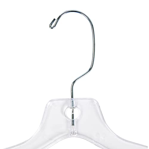 SSWBasics 17 inch Clear Plastic Dress Hangers (Case of 20) – Features a Chrome Swivel Hook and Notched Shoulders – Perfect for Lightweight Fabrics and Can Be Used for Retail Stores | The Storepaperoomates Retail Market - Fast Affordable Shopping
