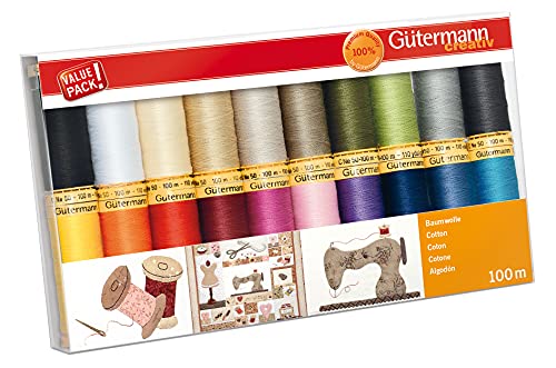 Gutermann Thread Set, Multi-Colour, 100 m | The Storepaperoomates Retail Market - Fast Affordable Shopping