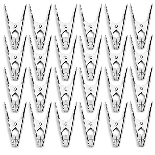48 Pack – Long Lasting, Stainless Steel Clothespins – Strong Grip – Weather-Resistant, Multipurpose Clip – Use As Clothesline Laundry Clips, Chip Bag Clips, Hanger Clips and Craft Clips (48 Pack) | The Storepaperoomates Retail Market - Fast Affordable Shopping