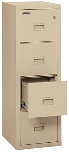 Fireking Turtle Fireproof File Cabinet, 52.75″ H x 17.75″ W x 22.13″ D, Parchment | The Storepaperoomates Retail Market - Fast Affordable Shopping